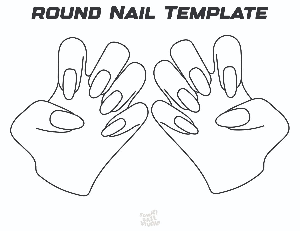 Free Nail Template Print Out Free Nail Template Print Out
