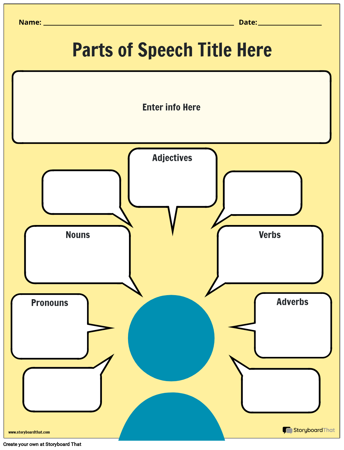 Free Parts Of Speech Worksheets By Storyboard That In 2025 Free Parts Of Speech Worksheets By Storyboard That In 2025
