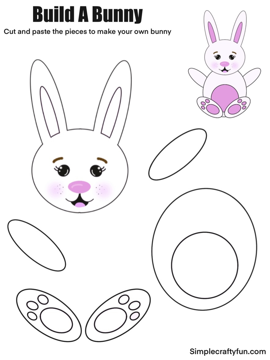 free printable bunny template free printable bunny template