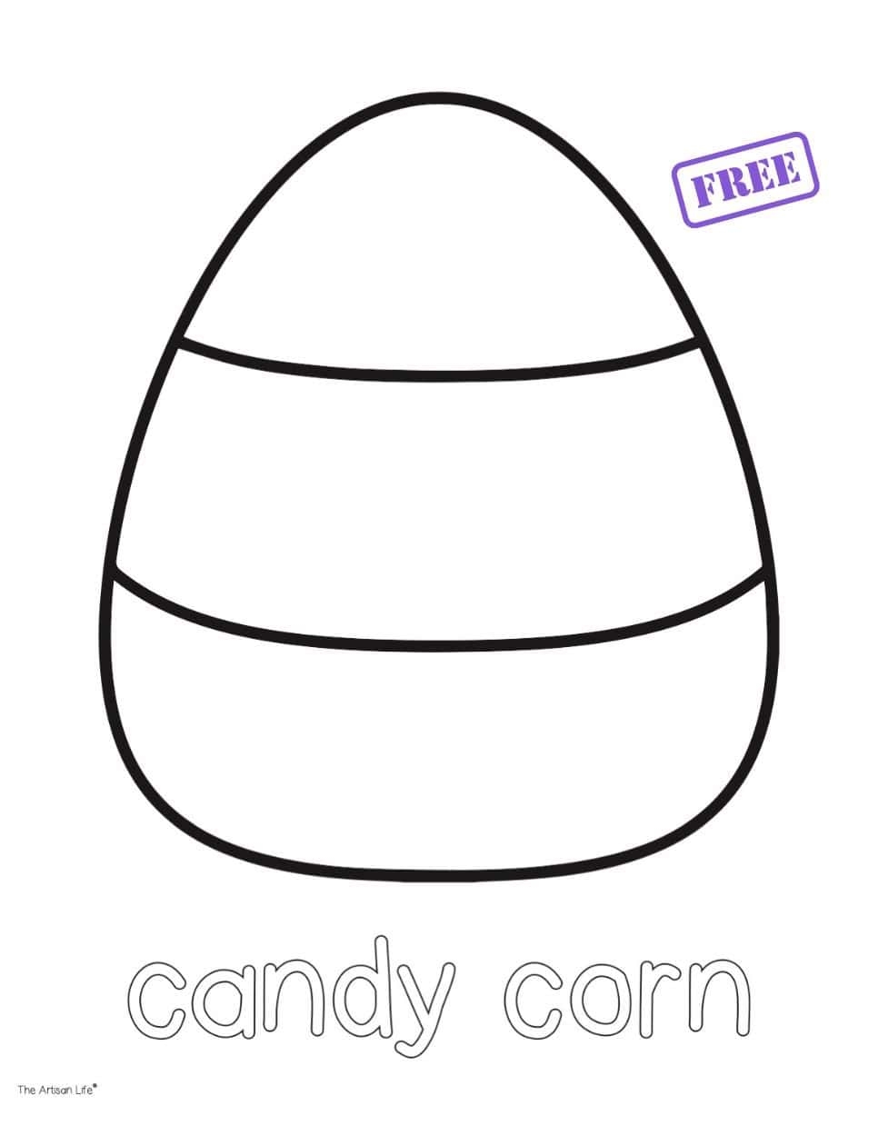 candy corn printable template candy corn printable template