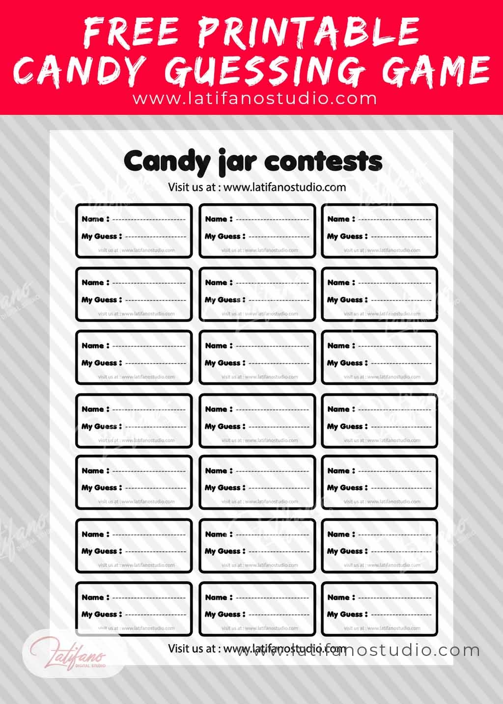 Free Printable Candy Guessing Game Free Printable Candy Guessing Game Free Printable Candy Guessing Game Free Printable Candy Guessing Game