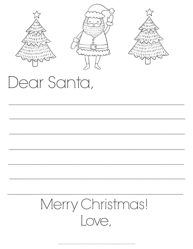 free printable dear santa letter templates free printable dear santa letter templates