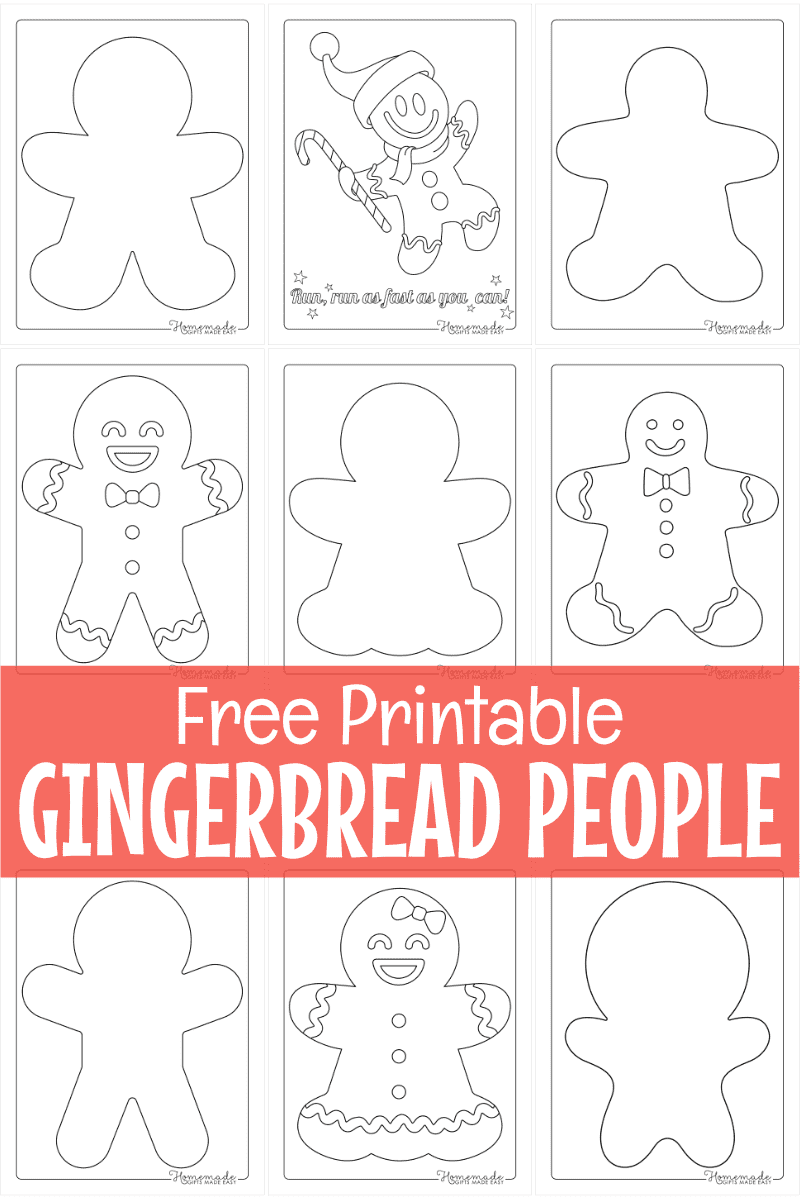 Free Printable Gingerbread Man Templates Coloring Pages Free Printable Gingerbread Man Templates Coloring Pages