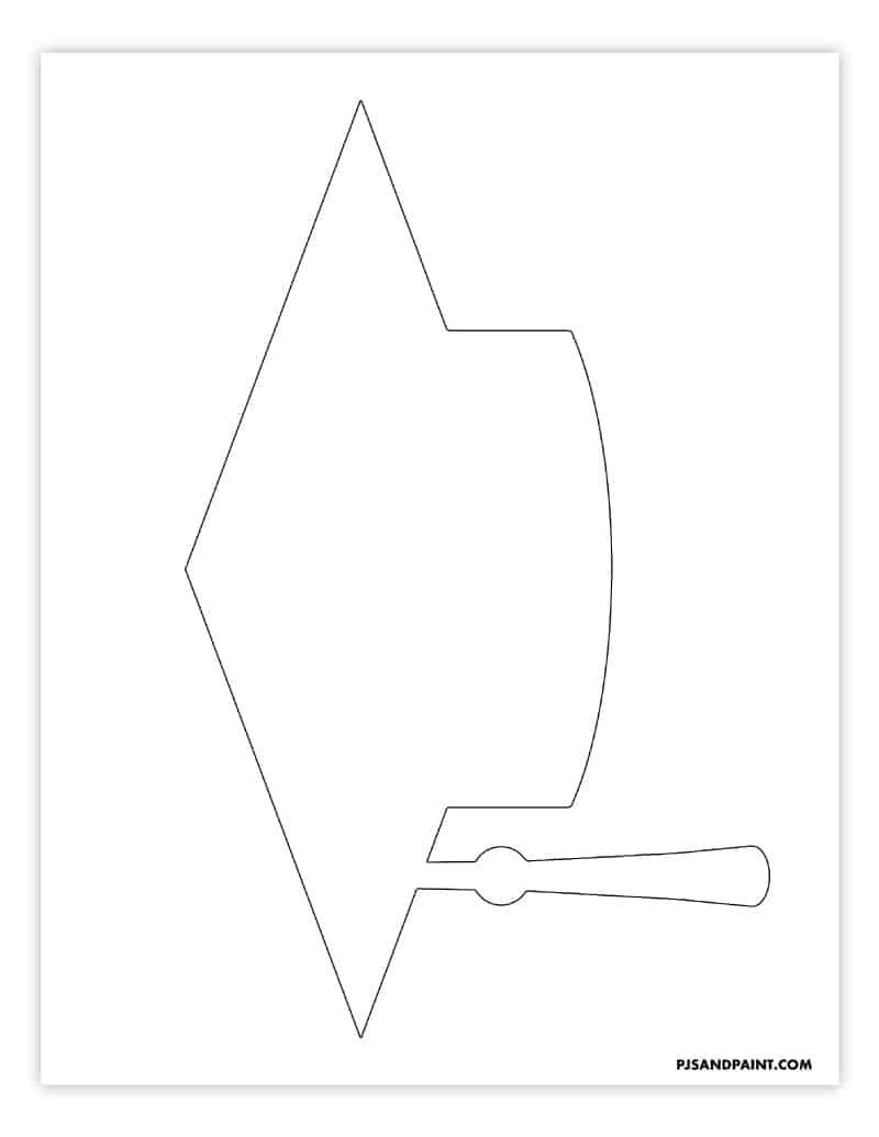 graduation hat template printable graduation hat template printable
