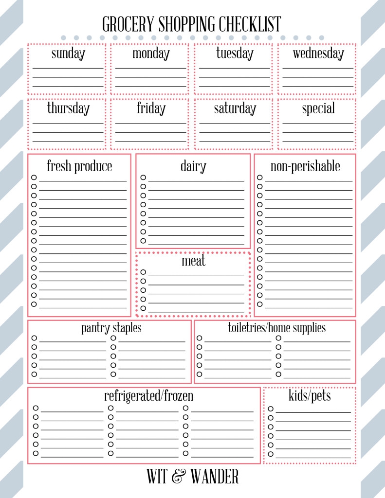 free grocery list template printable free grocery list template printable