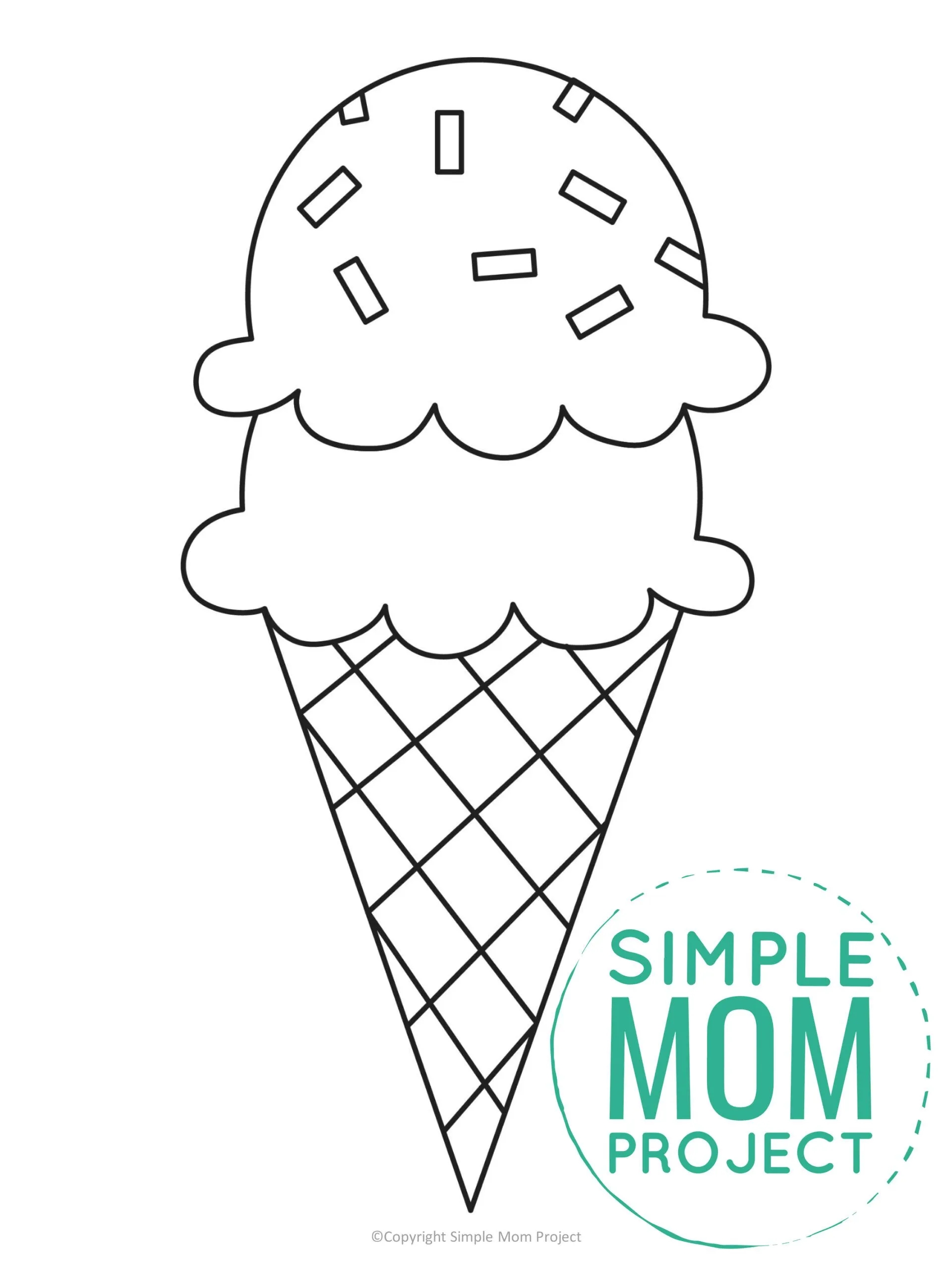 Free Printable Ice Cream Template Simple Mom Project Free Printable Ice Cream Template Simple Mom Project