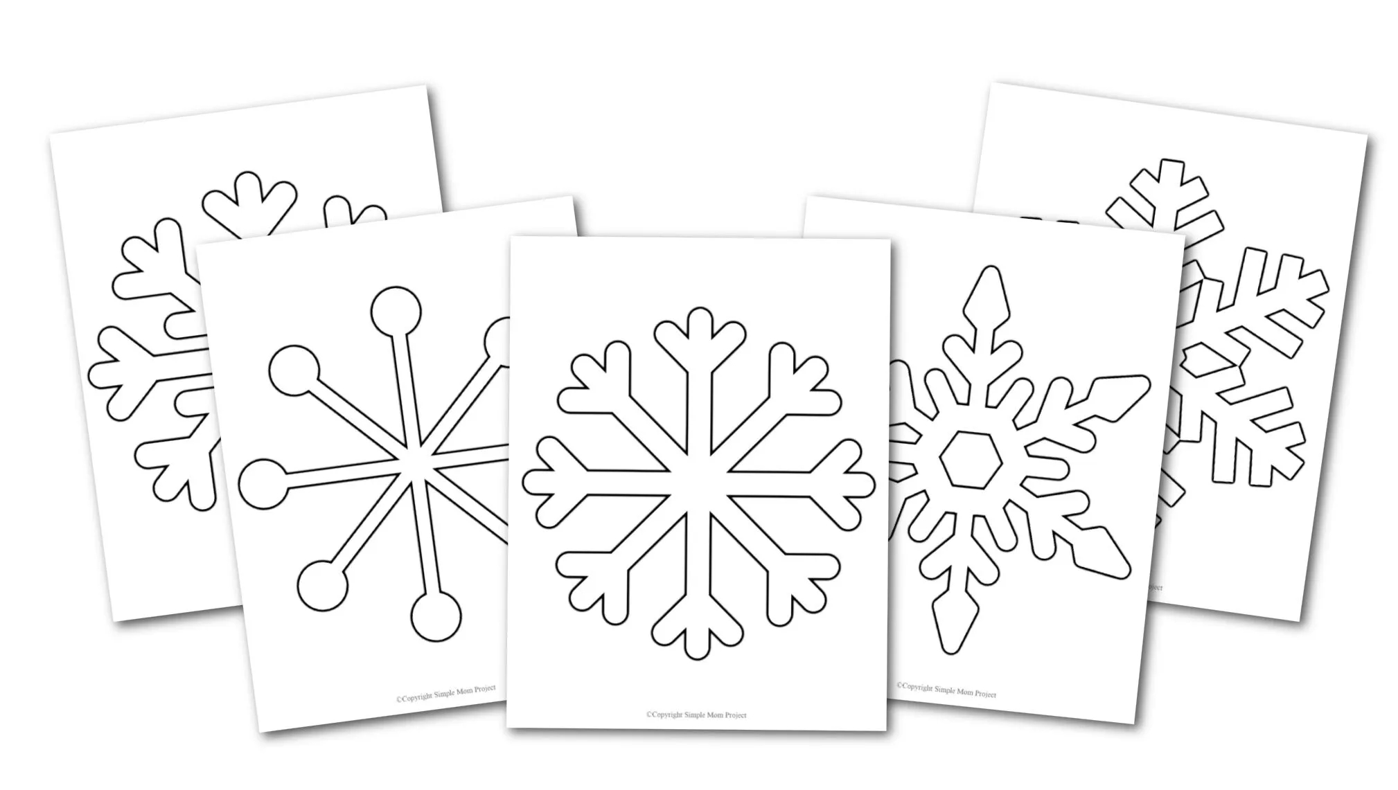 Free Printable Large Snowflake Templates Simple Mom Project Free Printable Large Snowflake Templates Simple Mom Project