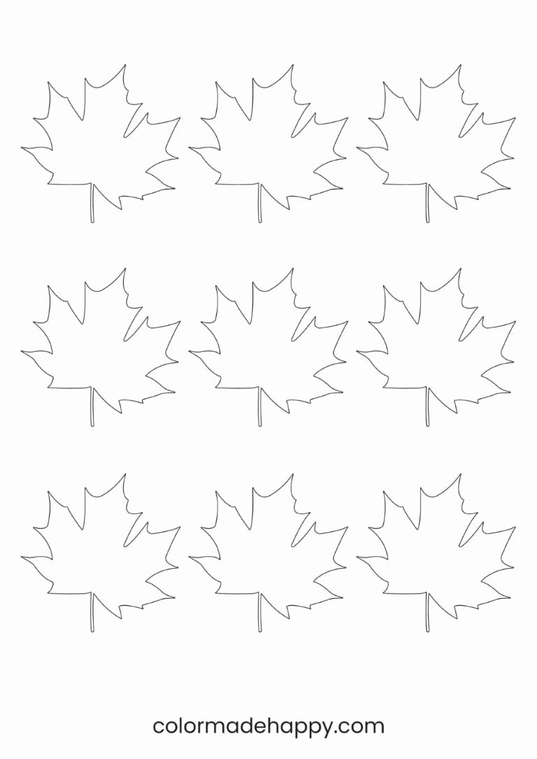 Free Printable Leaf Template Free Printable Leaf Template