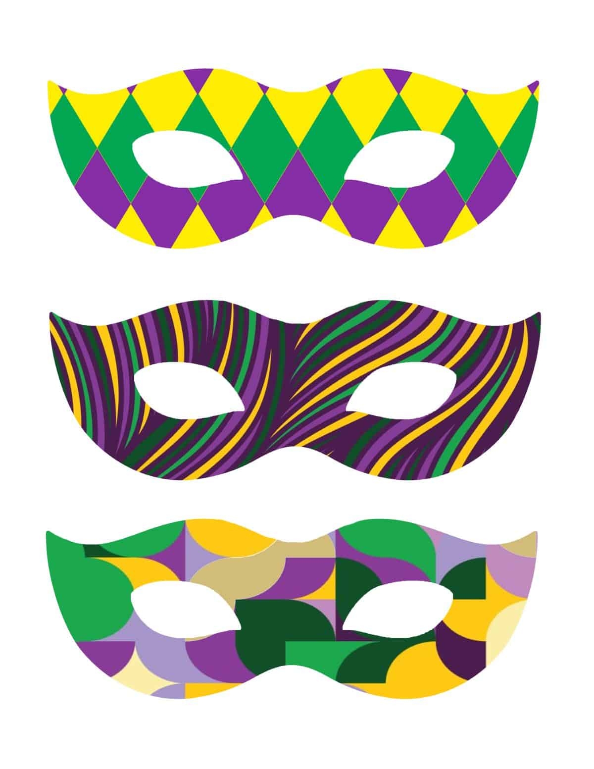 Free Printable Mardi Gras Masks For The Love Of Food Free Printable Mardi Gras Masks For The Love Of Food