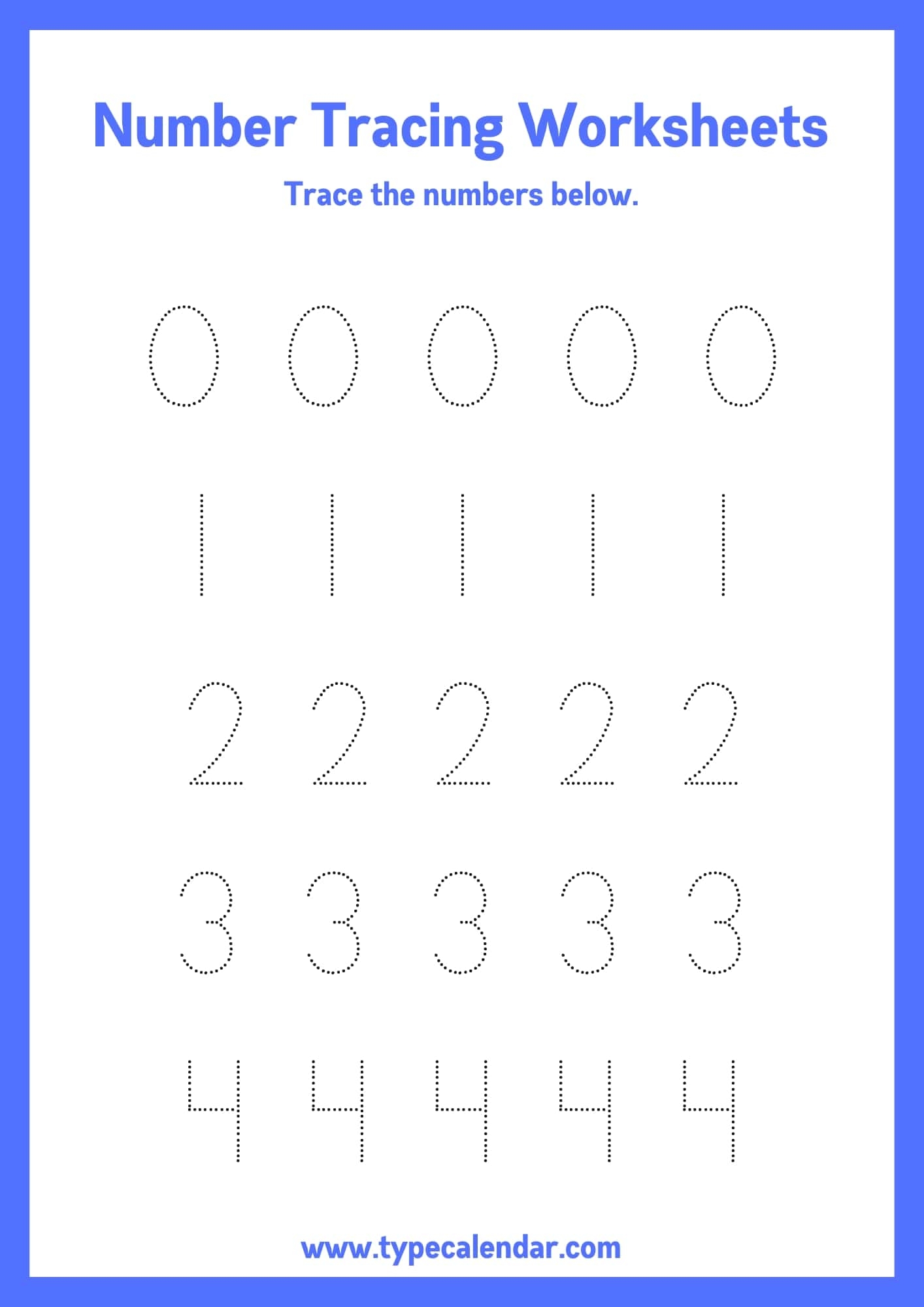 Free Printable Number Tracing Worksheets PDF Preschool 1 10 1 20 Free Printable Number Tracing Worksheets PDF Preschool 1 10 1 20