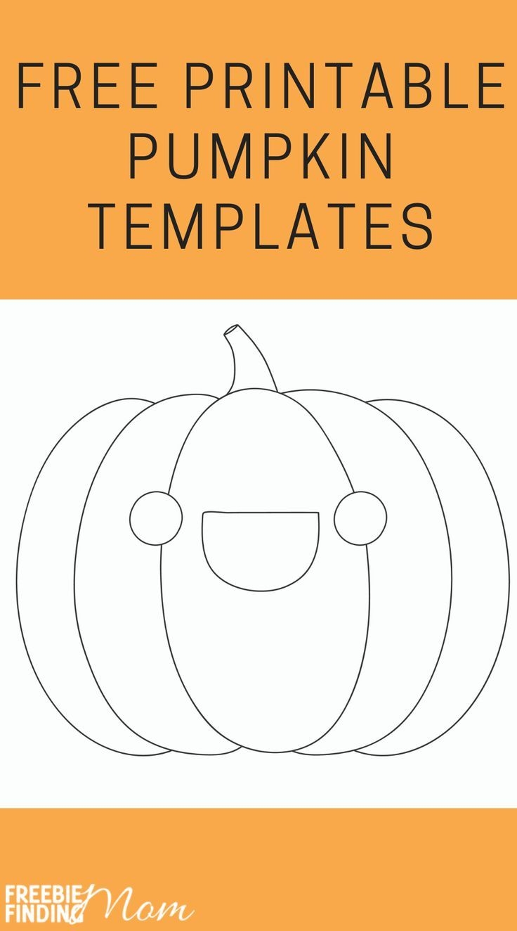 Free Printable Pumpkin Templates Free Printable Pumpkin Templates