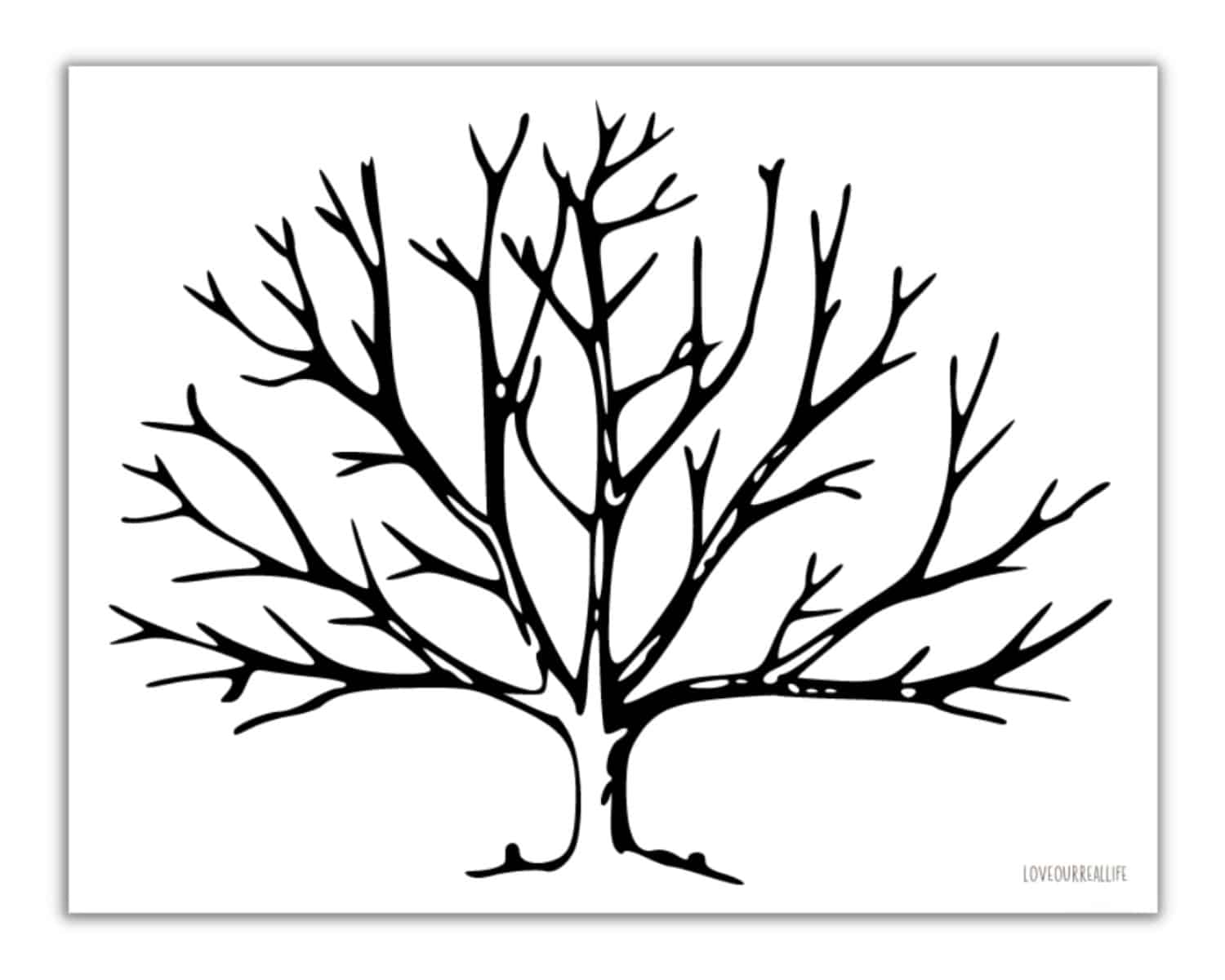FREE Printable Trees Without Leaves Template 19 Pages Love Our Real Life FREE Printable Trees Without Leaves Template 19 Pages Love Our Real Life