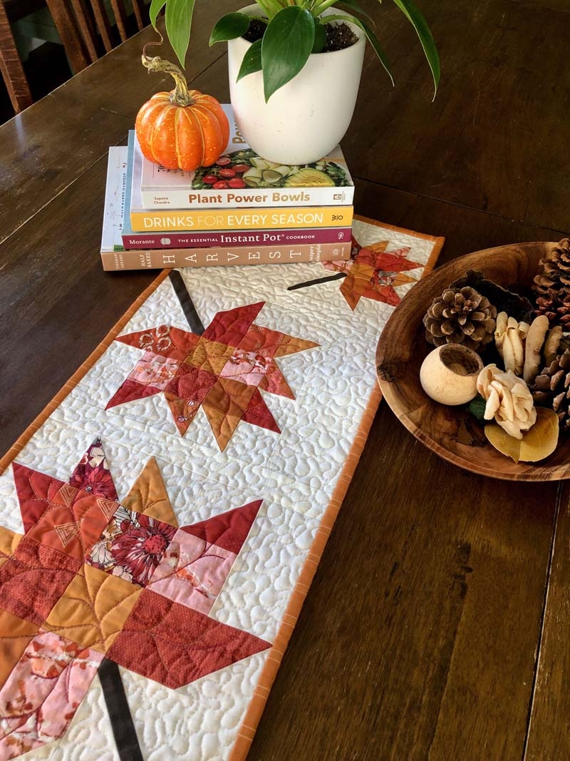 Free Scrappy Leaves Table Runner Pattern The Crafty Quilter Free Scrappy Leaves Table Runner Pattern The Crafty Quilter