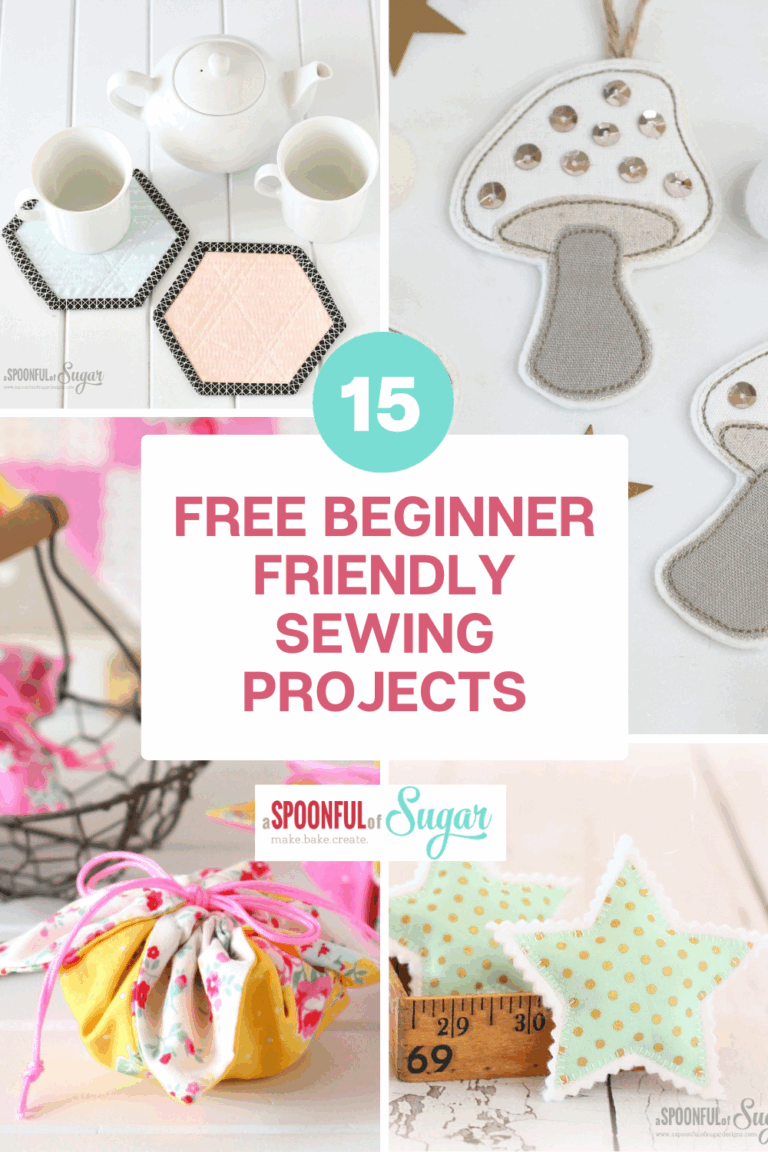 Free Sewing Projects For Beginners A Spoonful Of Sugar