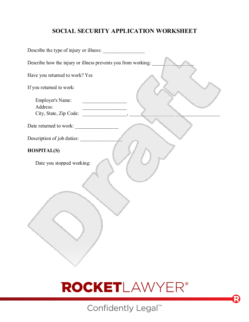 worksheet for social security worksheet for social security