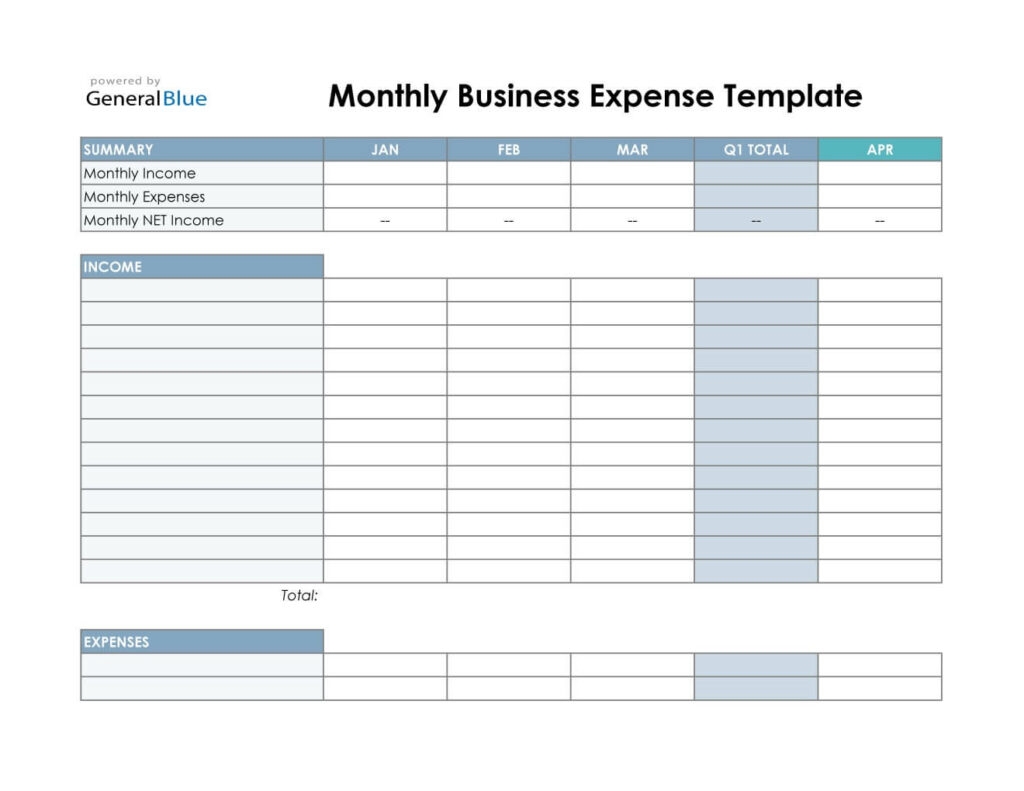 Free Template Excel Spreadsheet For Business Expenses Free Template Excel Spreadsheet For Business Expenses