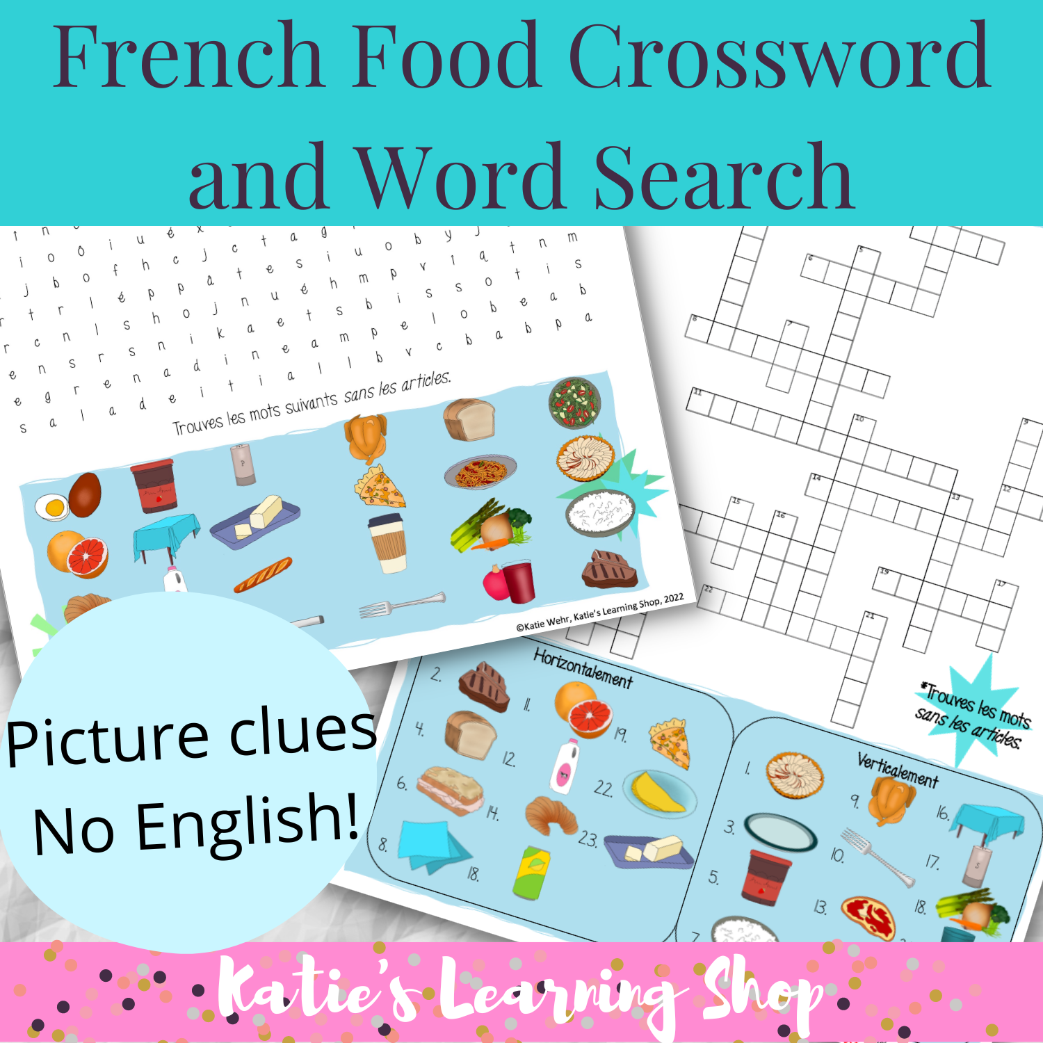 French Word Search And Crossword La Nourriture Food Made By Teachers French Word Search And Crossword La Nourriture Food Made By Teachers