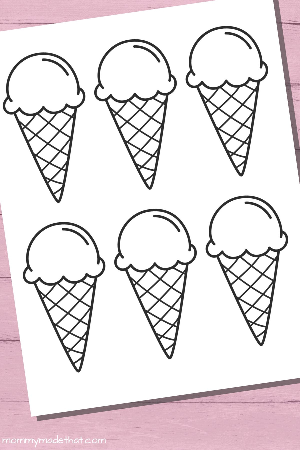 Fun Ice Cream Cone Templates For Crafts Coloring Fun Ice Cream Cone Templates For Crafts Coloring