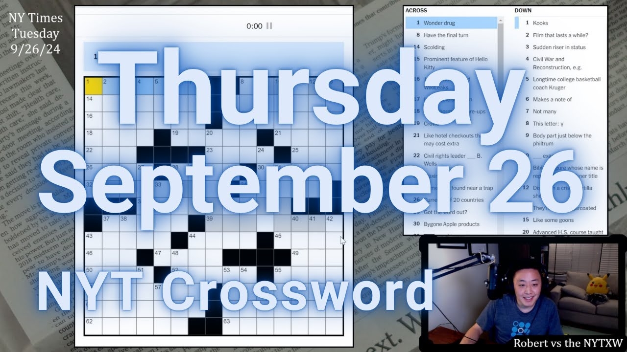 wonder drug nyt crossword