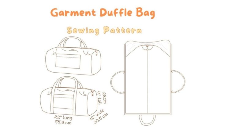 Garment Duffle Bag Sewing Pattern Etsy