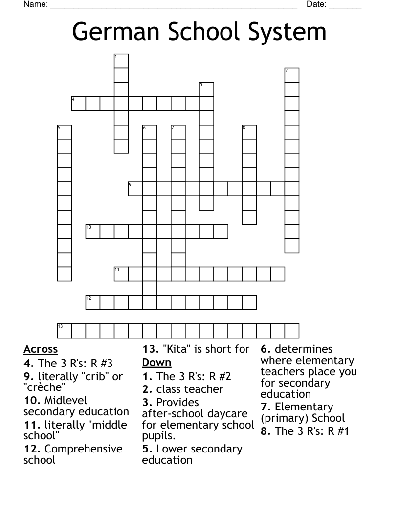 german article crossword clue