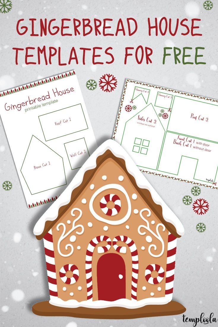 free printable gingerbread house template free printable gingerbread house template
