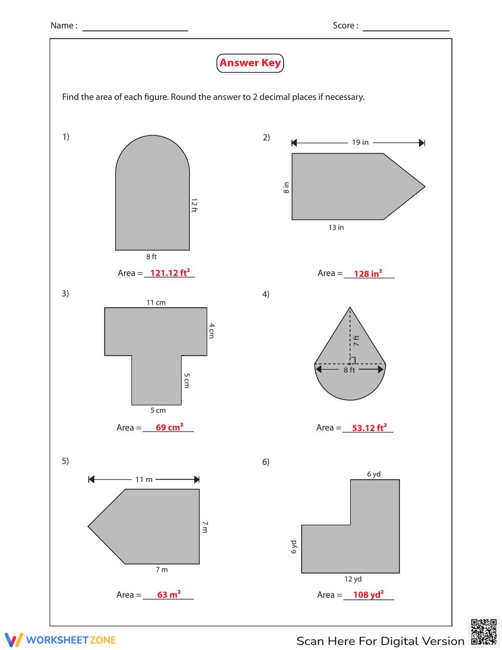area of compound shapes worksheet area of compound shapes worksheet