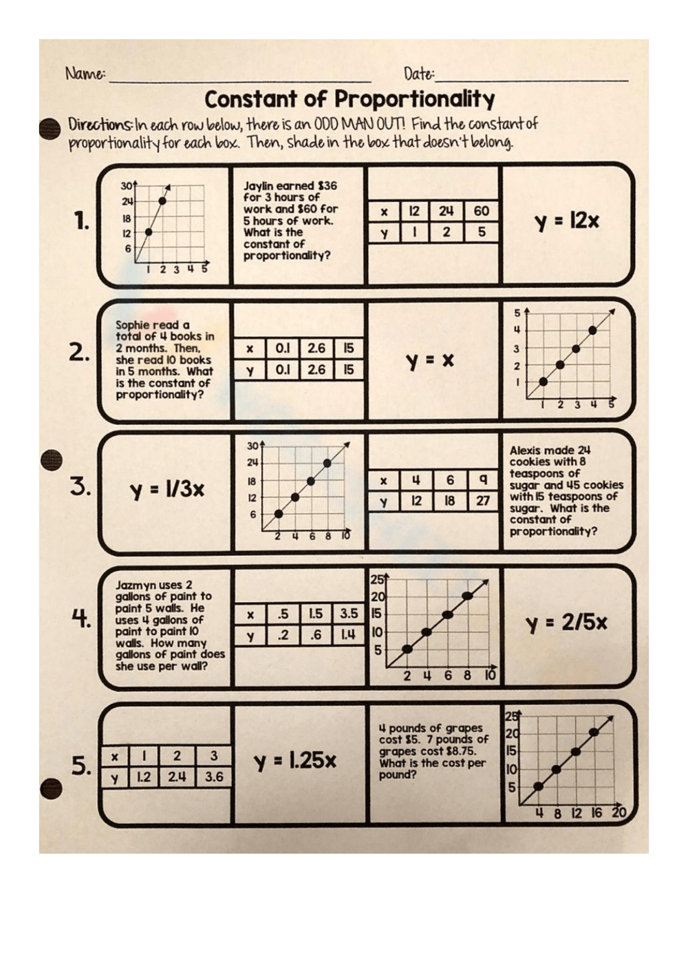 Grade 8 Constant Of Proportionality Worksheets 2025 Grade 8 Constant Of Proportionality Worksheets 2025