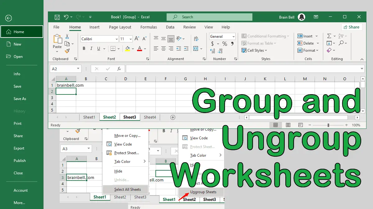 how do you ungroup worksheets in excel how do you ungroup worksheets in excel