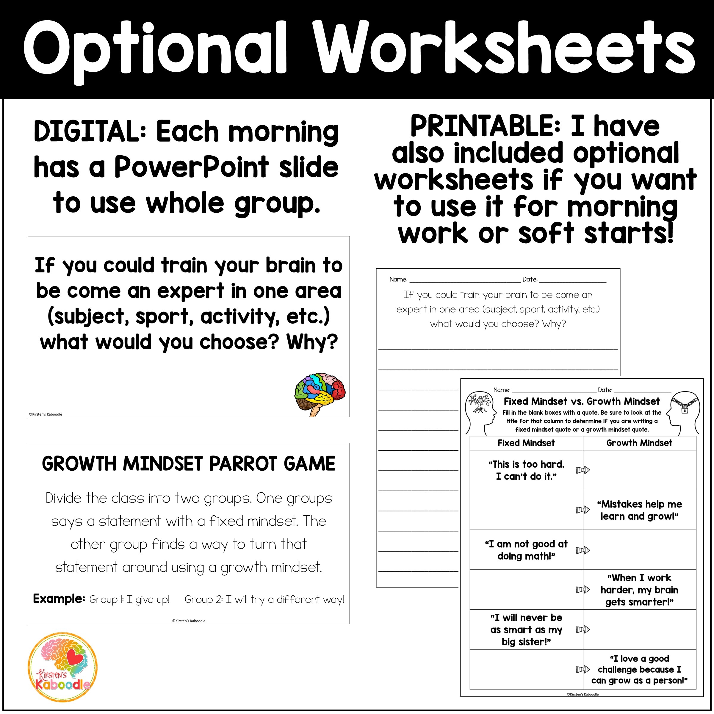 Growth Mindset Soft Start Morning Meeting Activities 4th Grade Up Growth Mindset Soft Start Morning Meeting Activities 4th Grade Up
