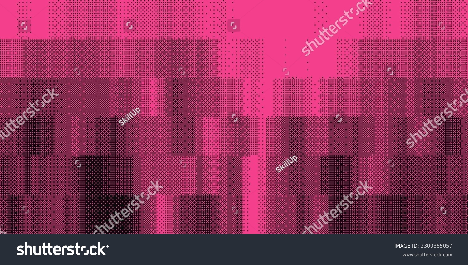 Halftone Pixel Dithering Square Tiles Pattern Stock Vector Royalty Free 2300365057 Shutterstock