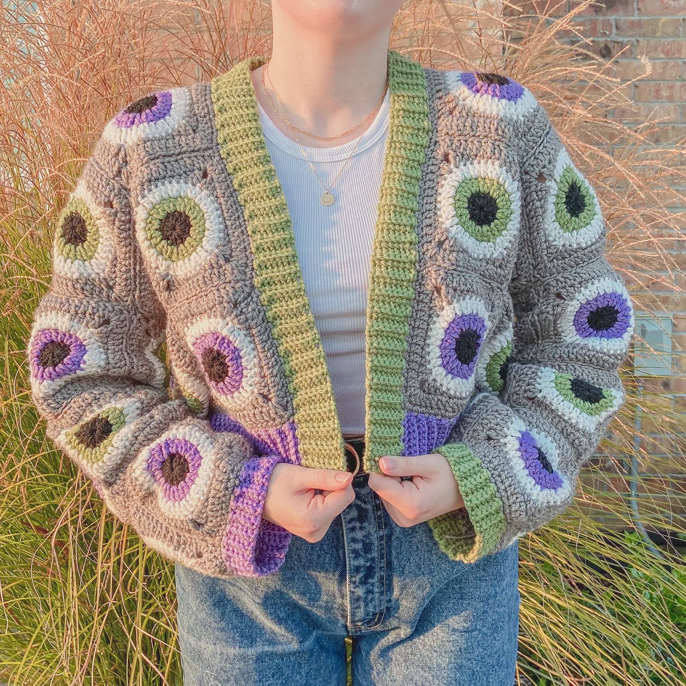 granny square cardigan pattern granny square cardigan pattern