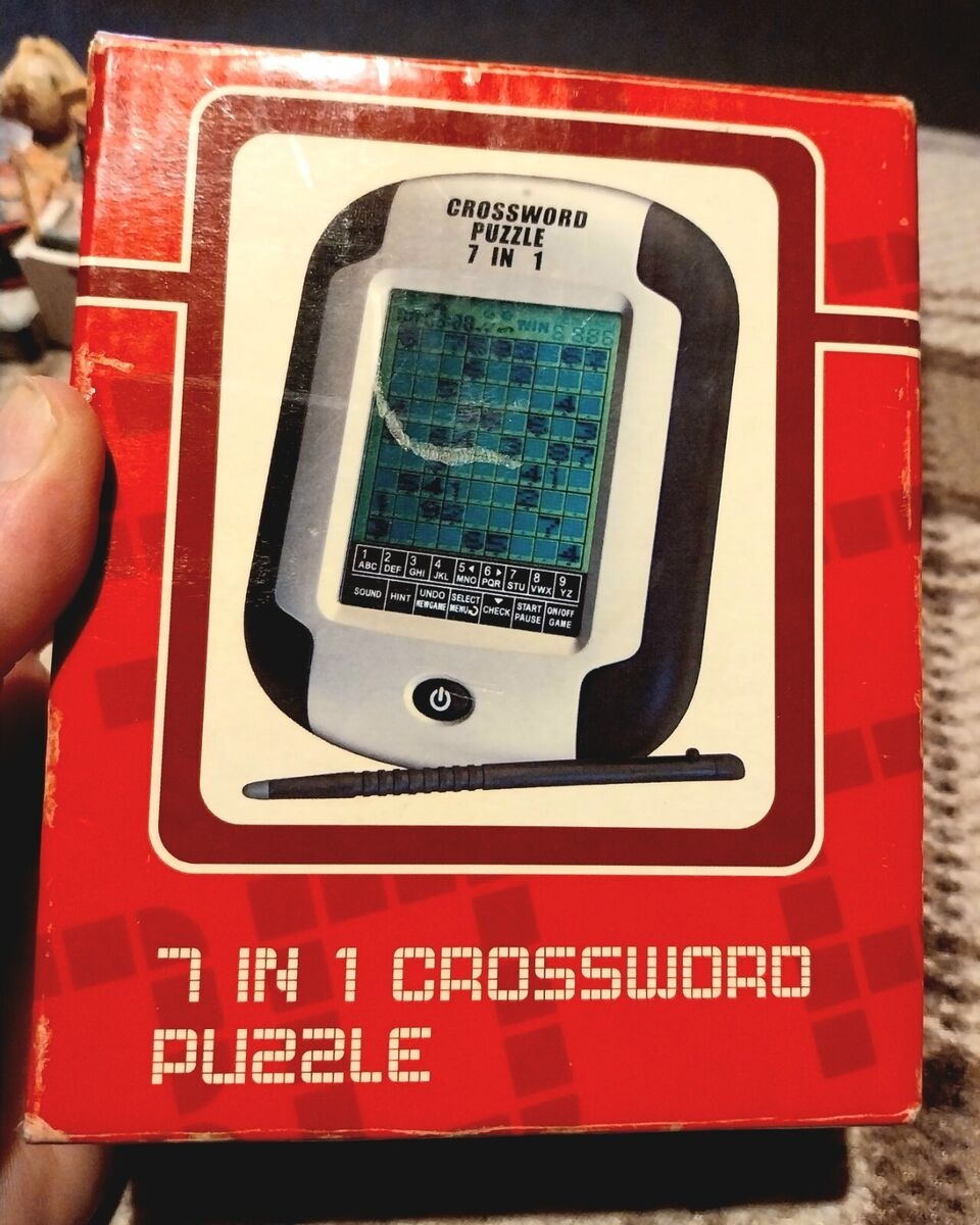 Handheld Electronic Crossword Puzzle Zeon Tech EBay UK Handheld Electronic Crossword Puzzle Zeon Tech EBay UK