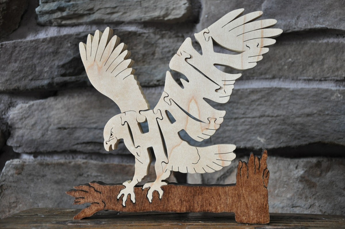 Hawk Bird Of Prey Amish Made Wood Toy Puzzle Animal USA Figurine Art EBay Hawk Bird Of Prey Amish Made Wood Toy Puzzle Animal USA Figurine Art EBay