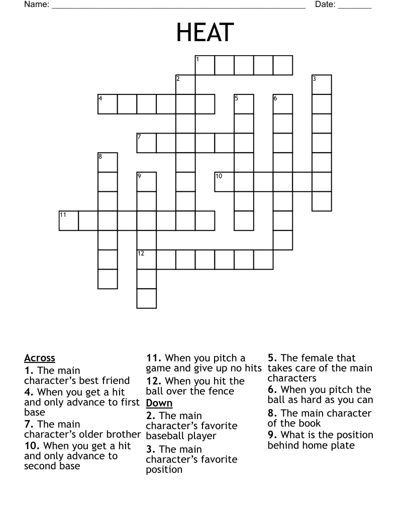 HEAT Crossword WordMint