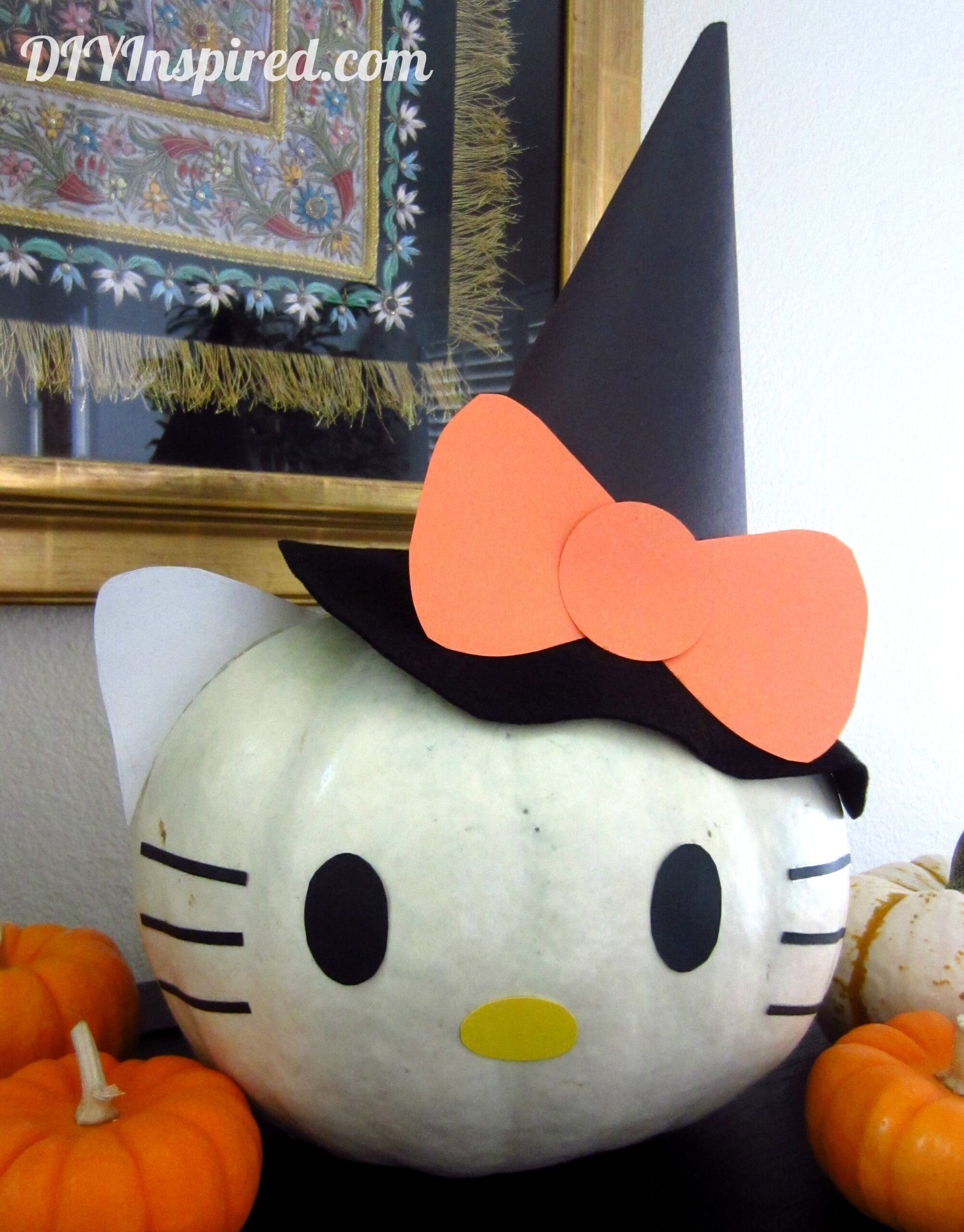 Hello Kitty Pumpkin DIY Inspired Hello Kitty Pumpkin DIY Inspired