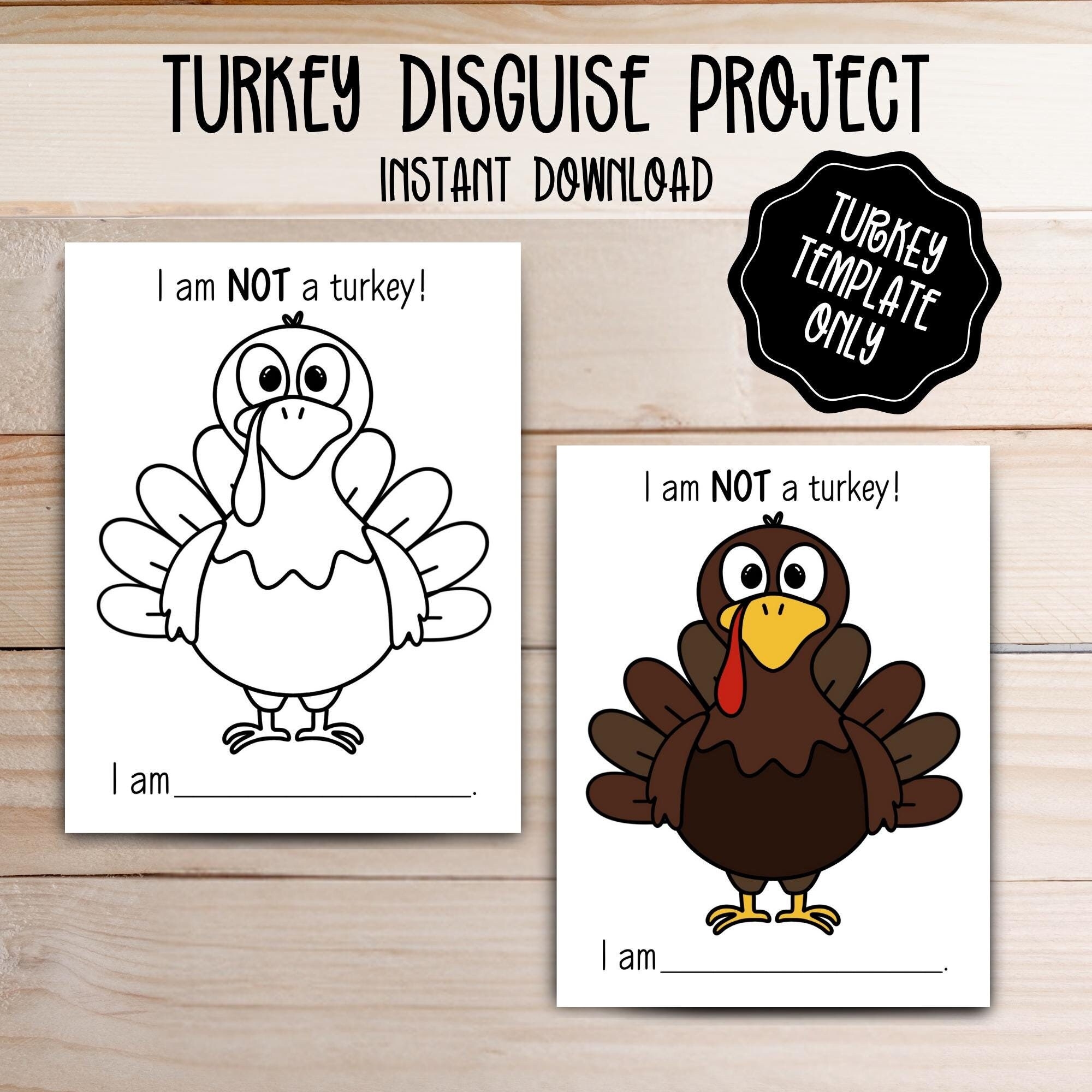 Hide A Turkey Template Turkey ONLY Printable Thanksgiving School Craft Disguise A Turkey Project Thanksgiving Activity Project Etsy Hide A Turkey Template Turkey ONLY Printable Thanksgiving School Craft Disguise A Turkey Project Thanksgiving Activity Project Etsy