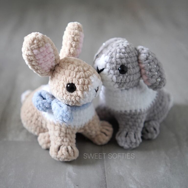 Honey Bunny The Realistic Rabbit Amigurumi Crochet Pattern Sweet Softies