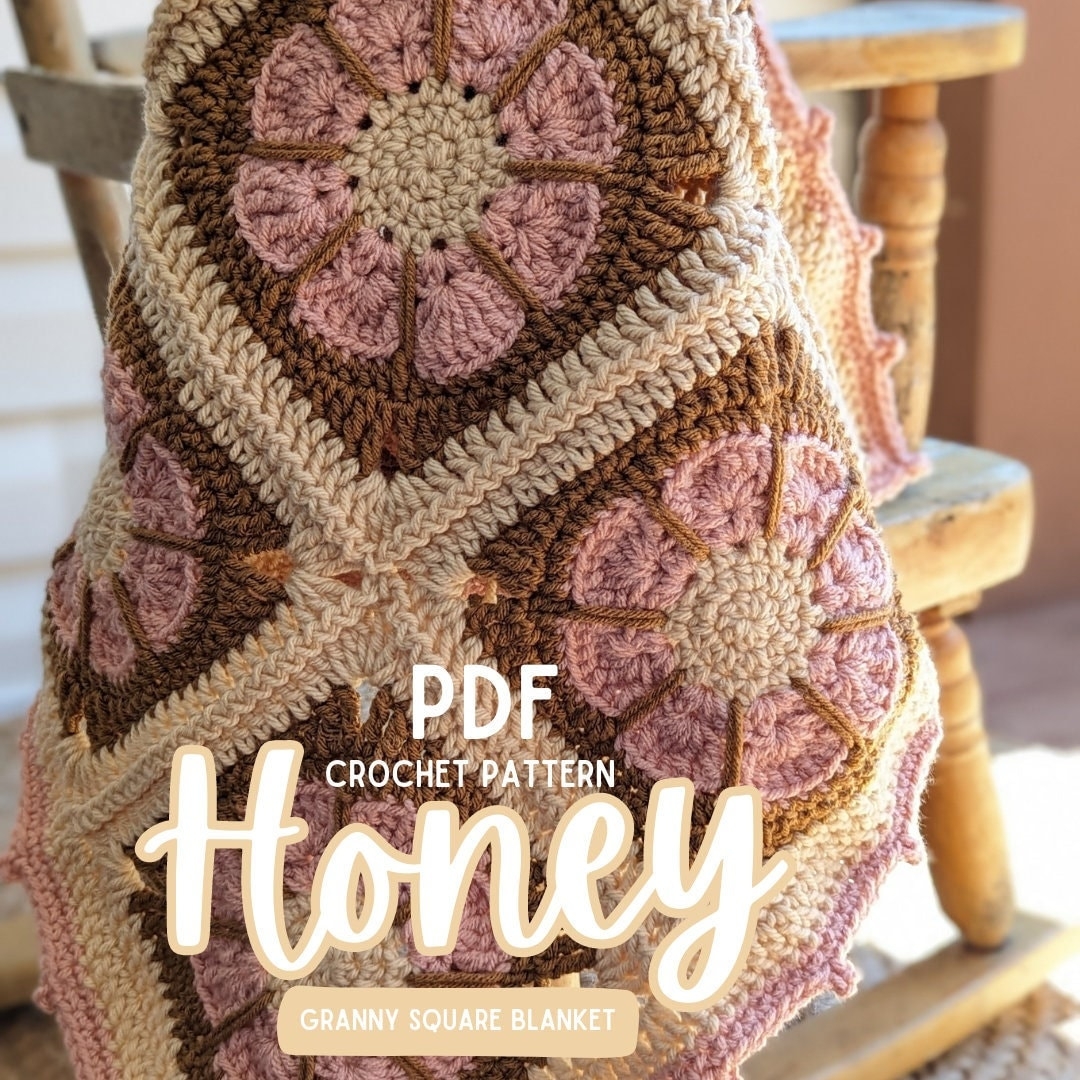 Honey Granny Square Blanket Pattern Crochet Pattern Modern Granny Square Pattern Honey Granny Square PDF Download Only Etsy Honey Granny Square Blanket Pattern Crochet Pattern Modern Granny Square Pattern Honey Granny Square PDF Download Only Etsy