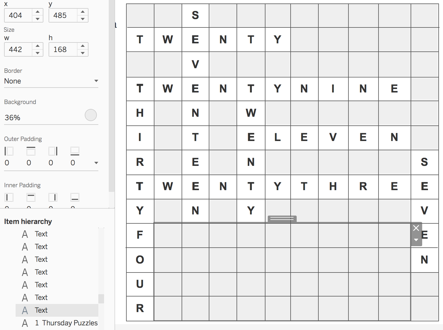 How I Created A Crossword Puzzle Using Set Actions Lindsey Poulter How I Created A Crossword Puzzle Using Set Actions Lindsey Poulter