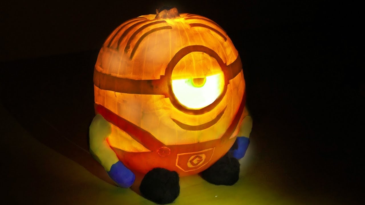 How To Carve A Minion Pumpkin Design YouTube How To Carve A Minion Pumpkin Design YouTube