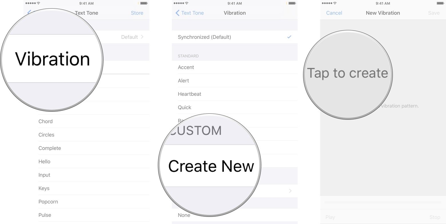 How To Create And Customize Vibration Alerts On Your IPhone IMore How To Create And Customize Vibration Alerts On Your IPhone IMore