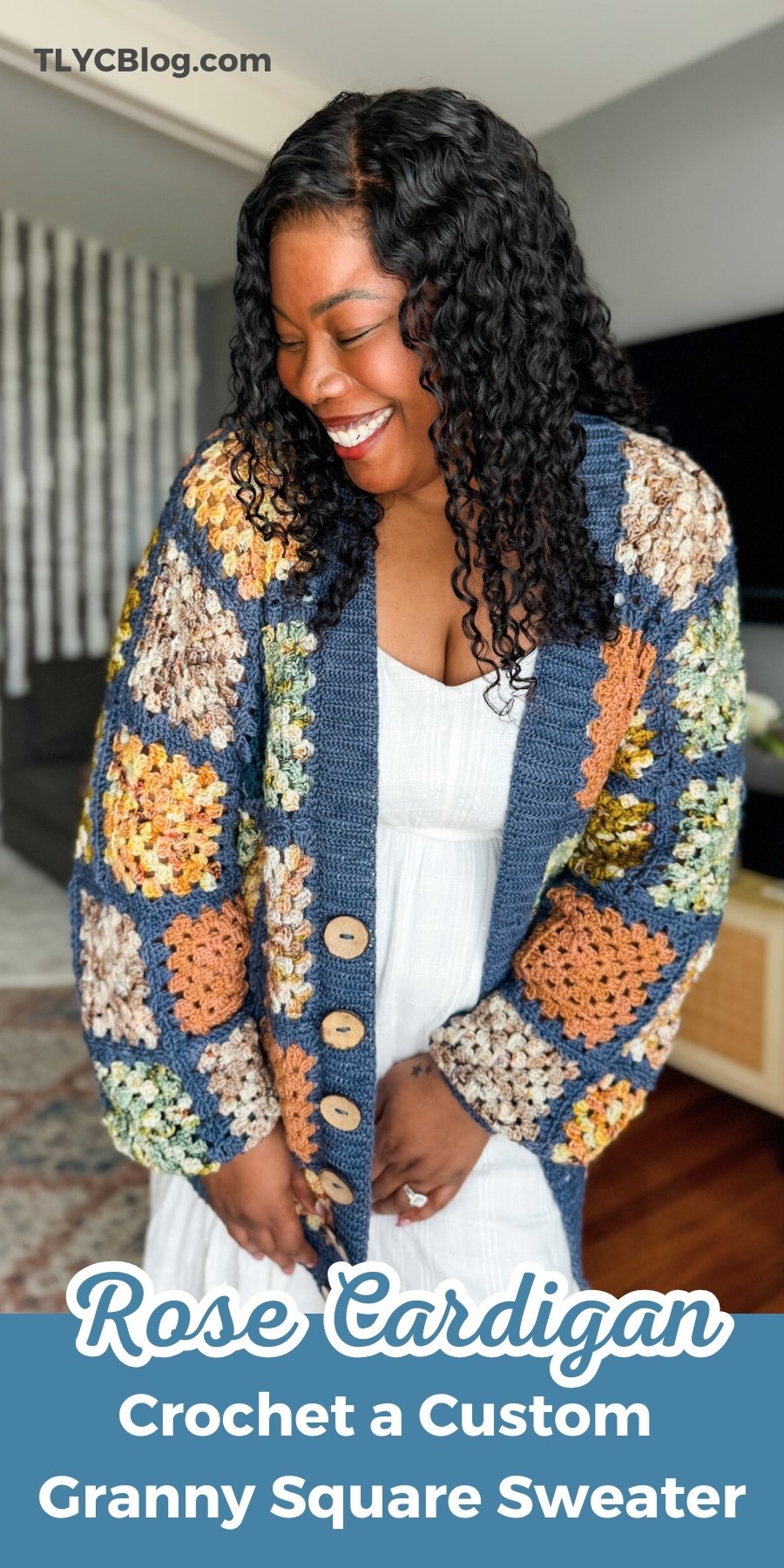 How To Crochet A Colorful Granny Square Cardigan Rose Cardigan TL Yarn Crafts How To Crochet A Colorful Granny Square Cardigan Rose Cardigan TL Yarn Crafts