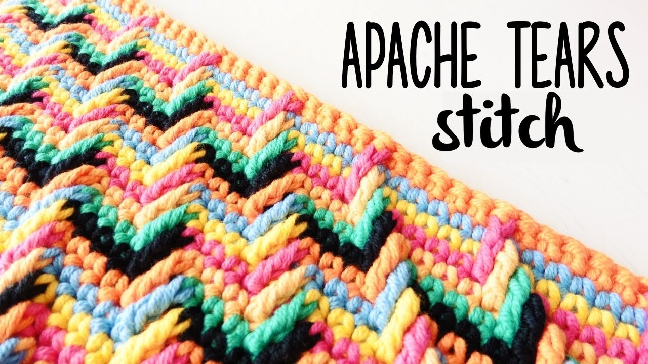 How To Crochet APACHE TEARS Stitch CROCHET LOVERS YouTube How To Crochet APACHE TEARS Stitch CROCHET LOVERS YouTube