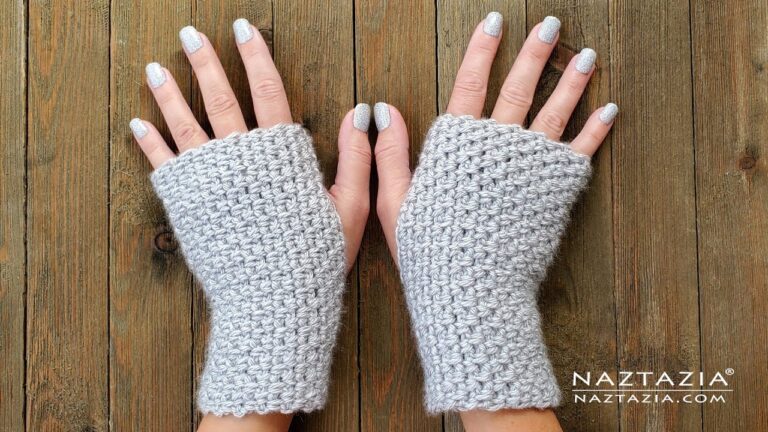 How To Crochet Easy Fingerless Gloves Mitts DIY Tutorial And Pattern For Easy And Quick Gifts YouTube