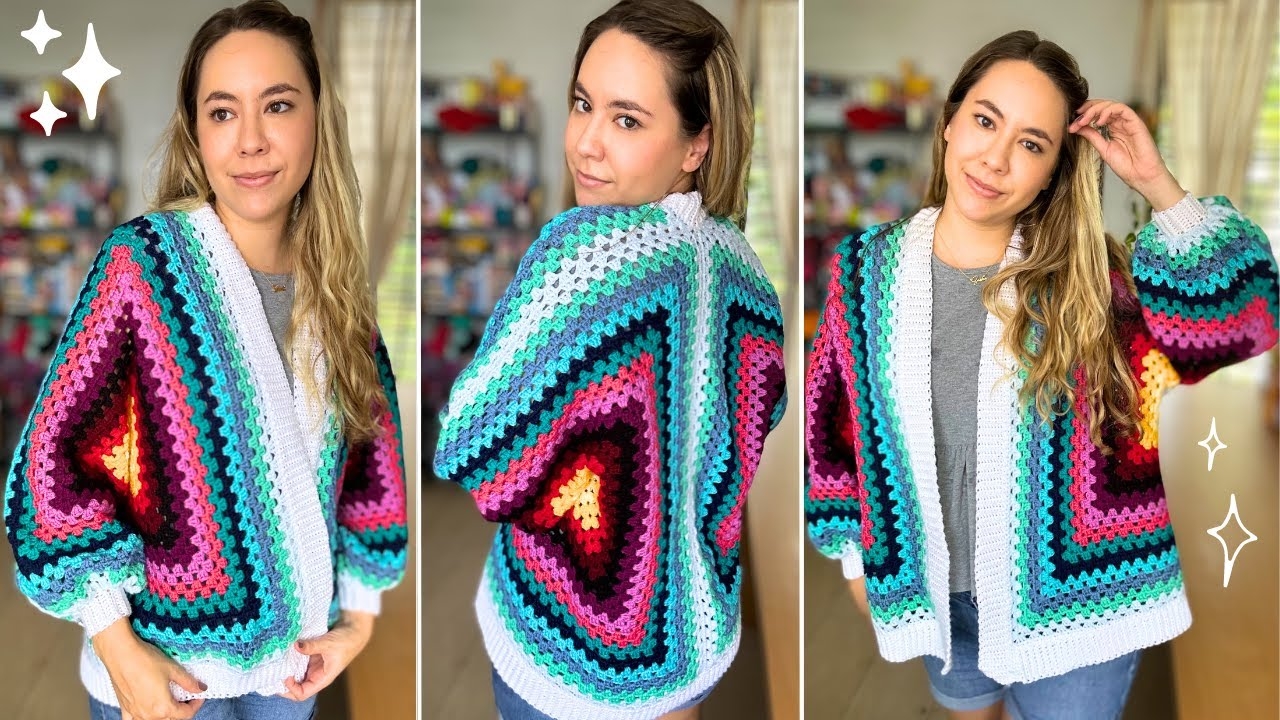 How To Crochet Hexagon Cardigan Tutorial Step by Step Easy Pattern YouTube How To Crochet Hexagon Cardigan Tutorial Step by Step Easy Pattern YouTube