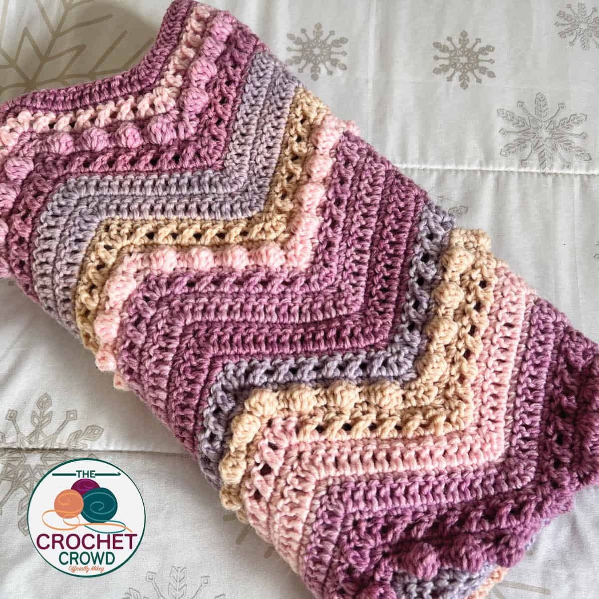 How To Crochet Hugs Kisses Baby Blanket Tutorial The Crochet Crowd How To Crochet Hugs Kisses Baby Blanket Tutorial The Crochet Crowd