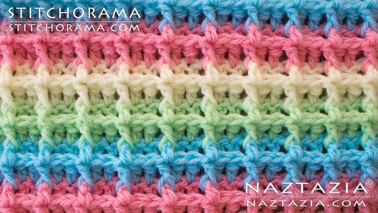 HOW To CROCHET WAFFLE STITCH Stitchorama By Naztazia YouTube HOW To CROCHET WAFFLE STITCH Stitchorama By Naztazia YouTube