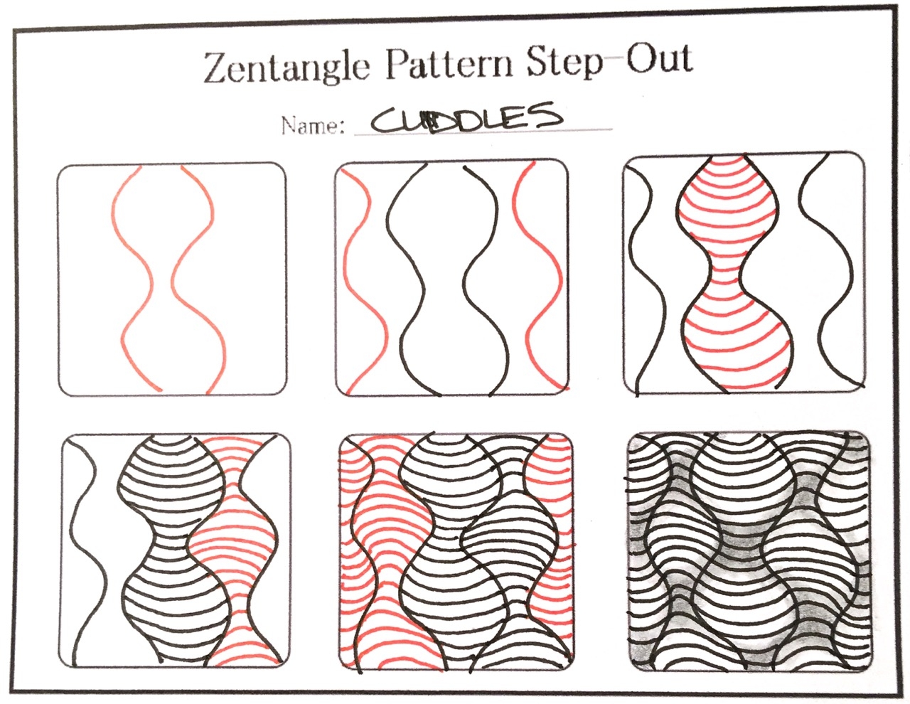 How To Draw The Zentangle Pattern Cuddles With Shading And A Variation Always Choose The Window Seat How To Draw The Zentangle Pattern Cuddles With Shading And A Variation Always Choose The Window Seat