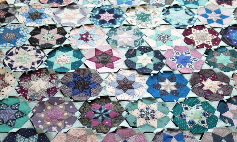 How To Get Started With English Paper Piecing Stitched In Color